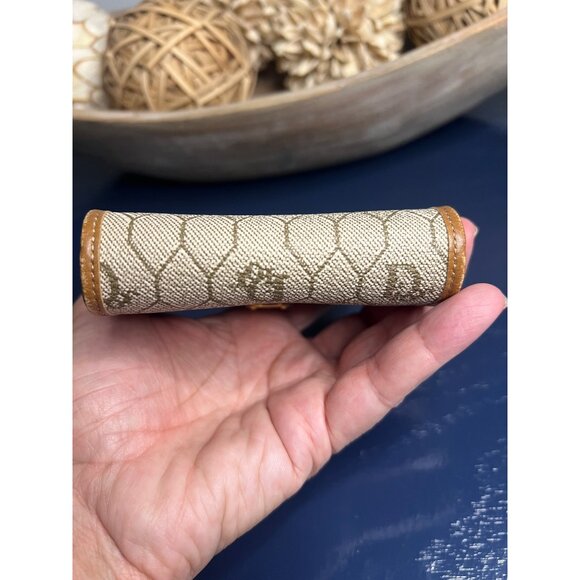 Christian Dior Kisslock Canvas Coin Purse - Picture 6 of 9